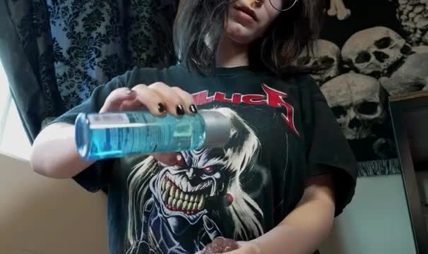 BigTittyGothEgg so Lewd – Riding on Big Black Sexdoll !!!