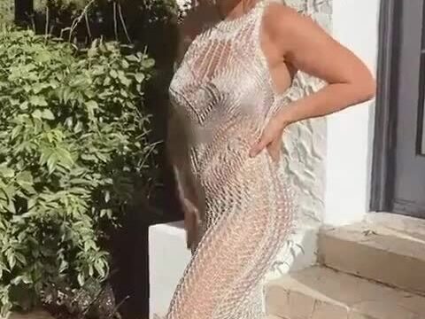 NEW Paige VanZant see-through dress show off Erotic body!!!