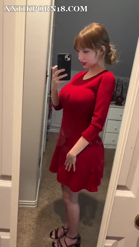 Mikahlynn Leaked Video – Blonde Girl Show Off Hot Body in Red Dress