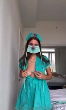 Anna Malygon onlyfans leak – Slutty nurse show off perfect tits