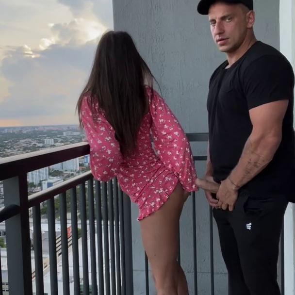 Delia Rose Balcony Sex Tape PPV Video Leaked