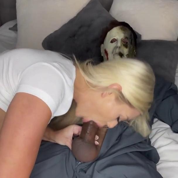 ScarlettKissesXO Halloween Special Facial Video Leaked