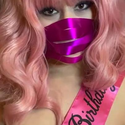 Masked ASMR Birthday Girl Private Video