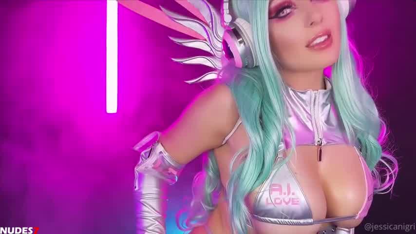 Jessica Nigri Hot Cosplay Teasing Leaked Video