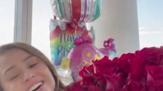 Yanet Garcia Sexy Thong Lingerie Tease On Her Birthday Video Leaked