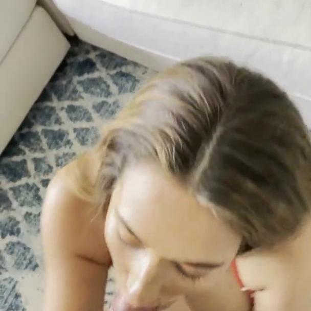 Eva Lovia Deepthroat Blowjob Cum On Tits Video Leaked