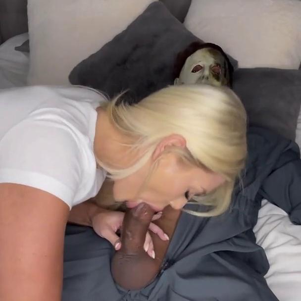 ScarlettKissesXO Halloween Special Blowjob Video Leaked