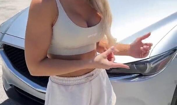 ScarlettKissesXO Fucks Stranger In Car Video Leaked