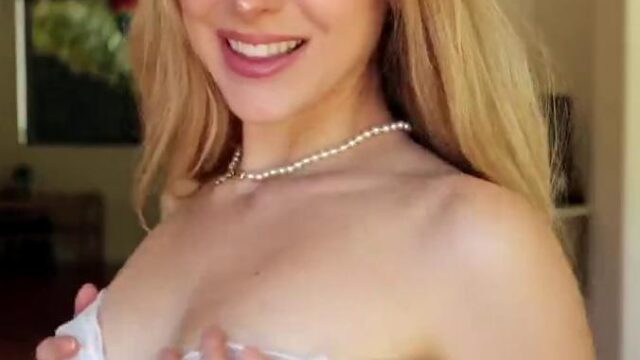 Caroline Zalog Topless Night Slips Try On Video Leaked